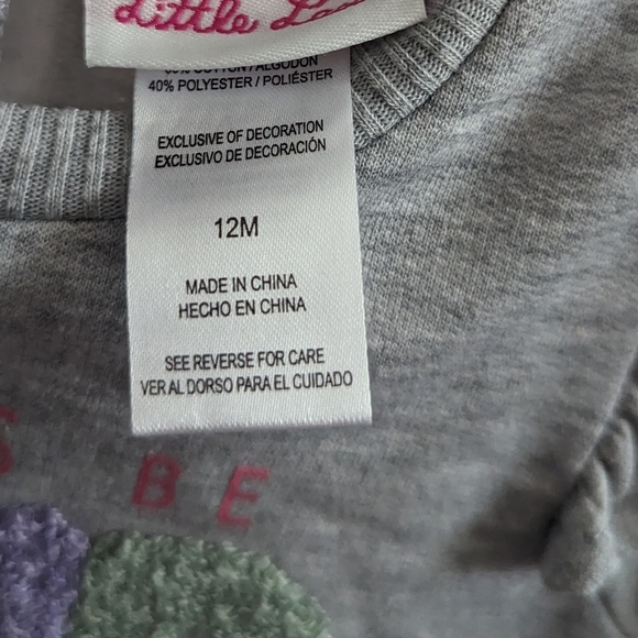NWT,4pc,Sweatshirt"Always Be Kind", Pink Skirt,Headband,Sock Set-Various Sizes - Picture 9 of 9